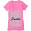 Ladies' Jersey Short-Sleeve Deep V-Neck T-Shirt Thumbnail