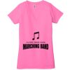 Ladies' Jersey Short-Sleeve Deep V-Neck T-Shirt Thumbnail