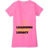 Ladies' Jersey Short-Sleeve Deep V-Neck T-Shirt Thumbnail