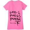 Ladies' Jersey Short-Sleeve Deep V-Neck T-Shirt Thumbnail
