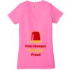Ladies' Jersey Short-Sleeve Deep V-Neck T-Shirt Thumbnail