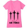 Ladies' Jersey Short-Sleeve Deep V-Neck T-Shirt Thumbnail