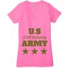 Ladies' Jersey Short-Sleeve Deep V-Neck T-Shirt Thumbnail