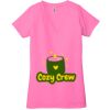 Ladies' Jersey Short-Sleeve Deep V-Neck T-Shirt Thumbnail