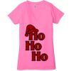 Ladies' Jersey Short-Sleeve Deep V-Neck T-Shirt Thumbnail
